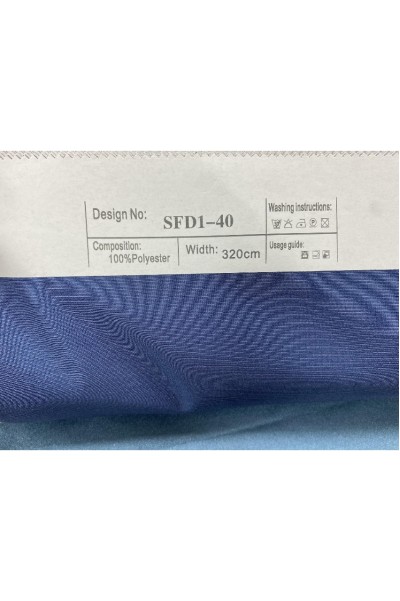 SFD1-40   海軍藍色   width：320cm    100%polyester 側面照